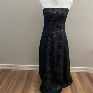 Strapless Black Party Dress